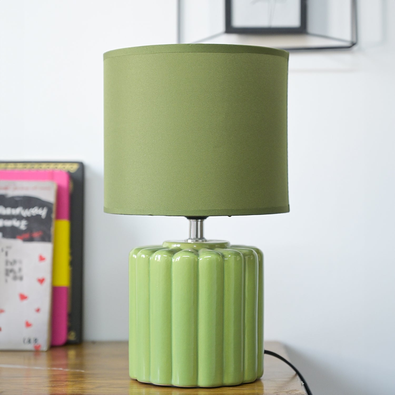 Stylish Light Green Table Lamp