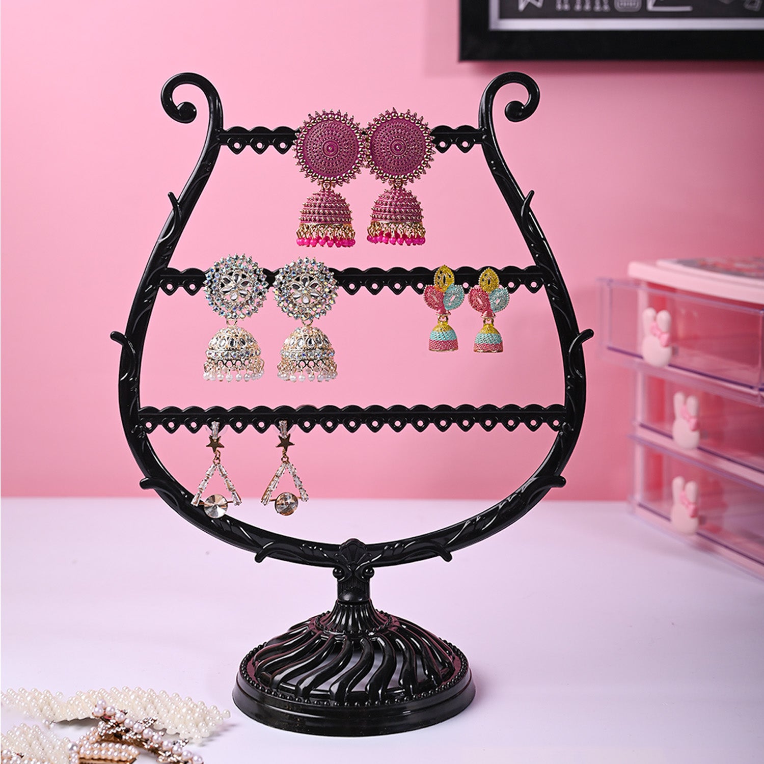 Stylish Black Jewellery Holder