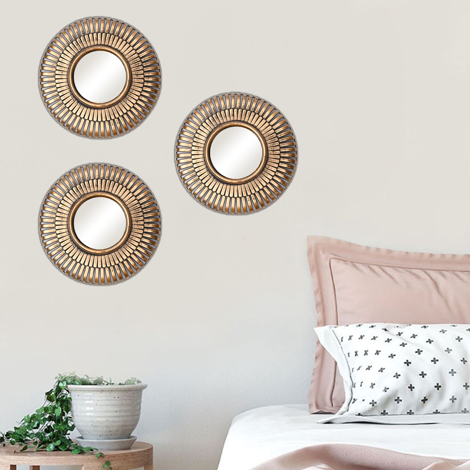 Wall - Set Of 3 Wall Mirror