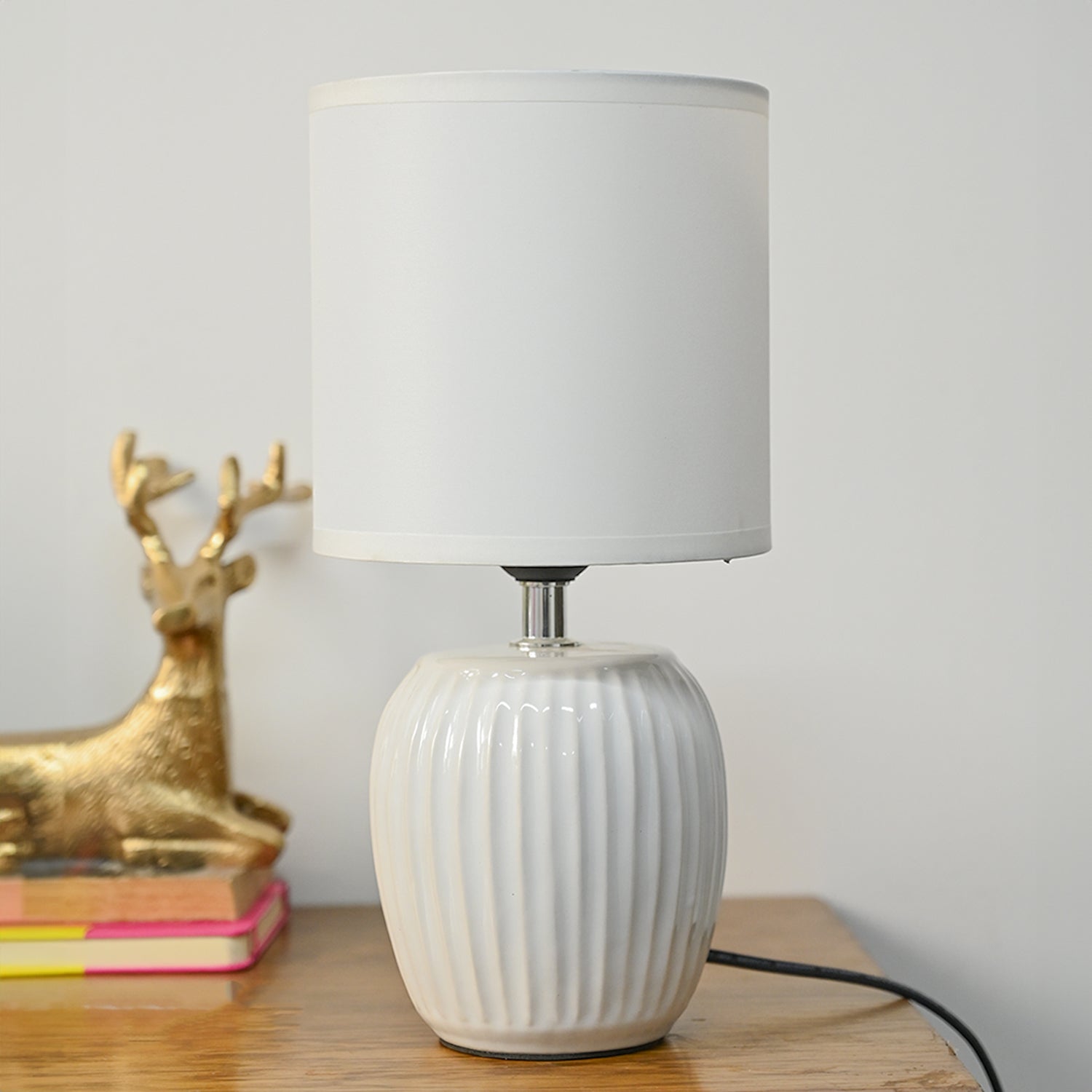 Stylish White Table Lamp