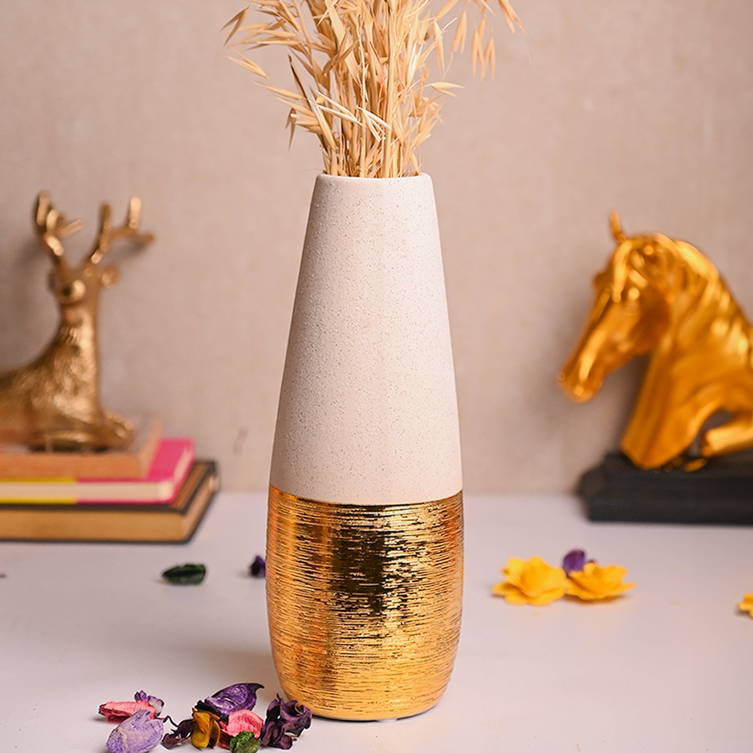 Stylish White Ceramic Vase