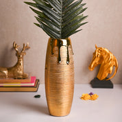 Stylish Golden Ceramic Vase