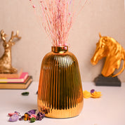 Stylish Golden Ceramic Vase