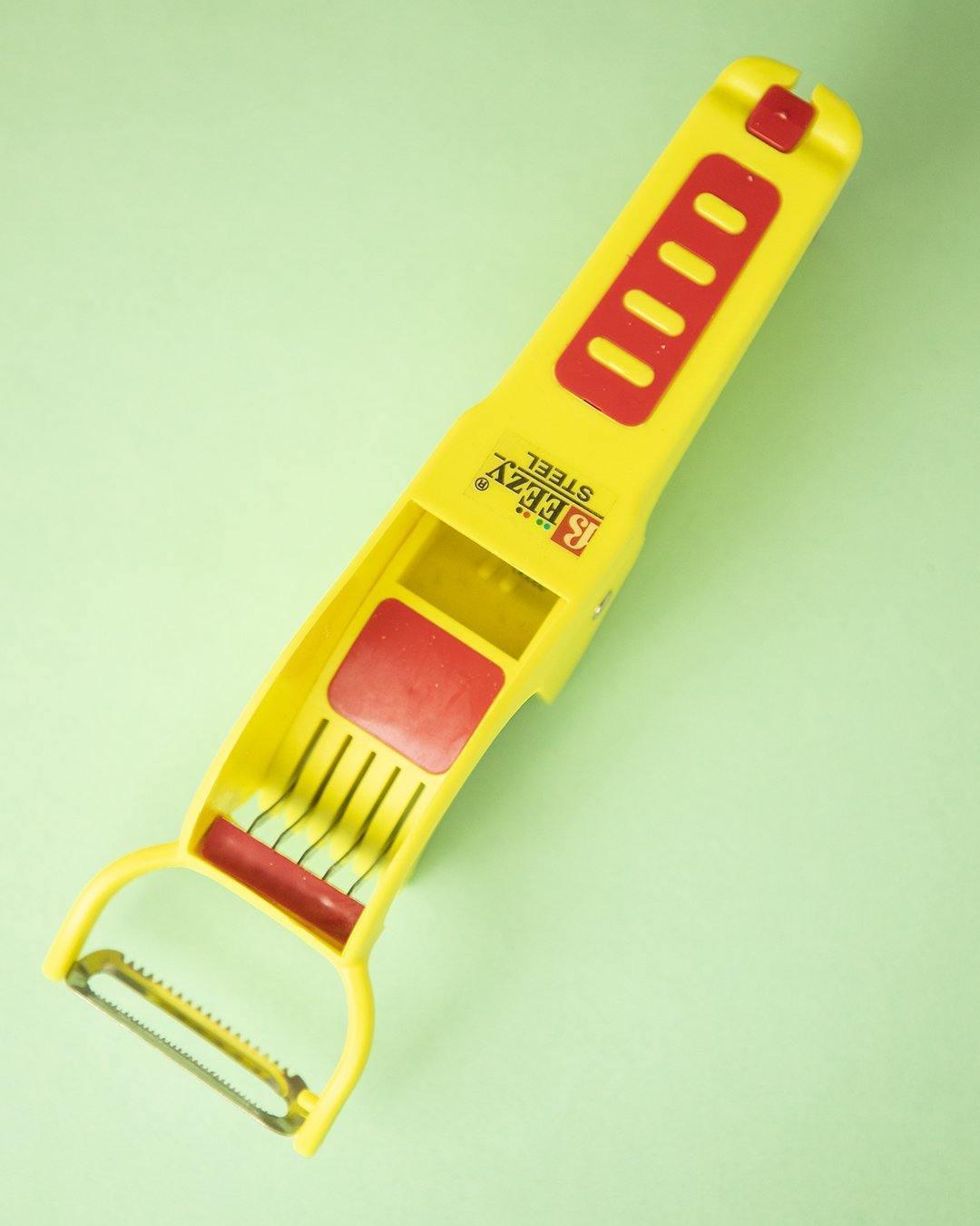 2-In-1 Multi Vegetable Cutter, Red & Yellow, Plastic