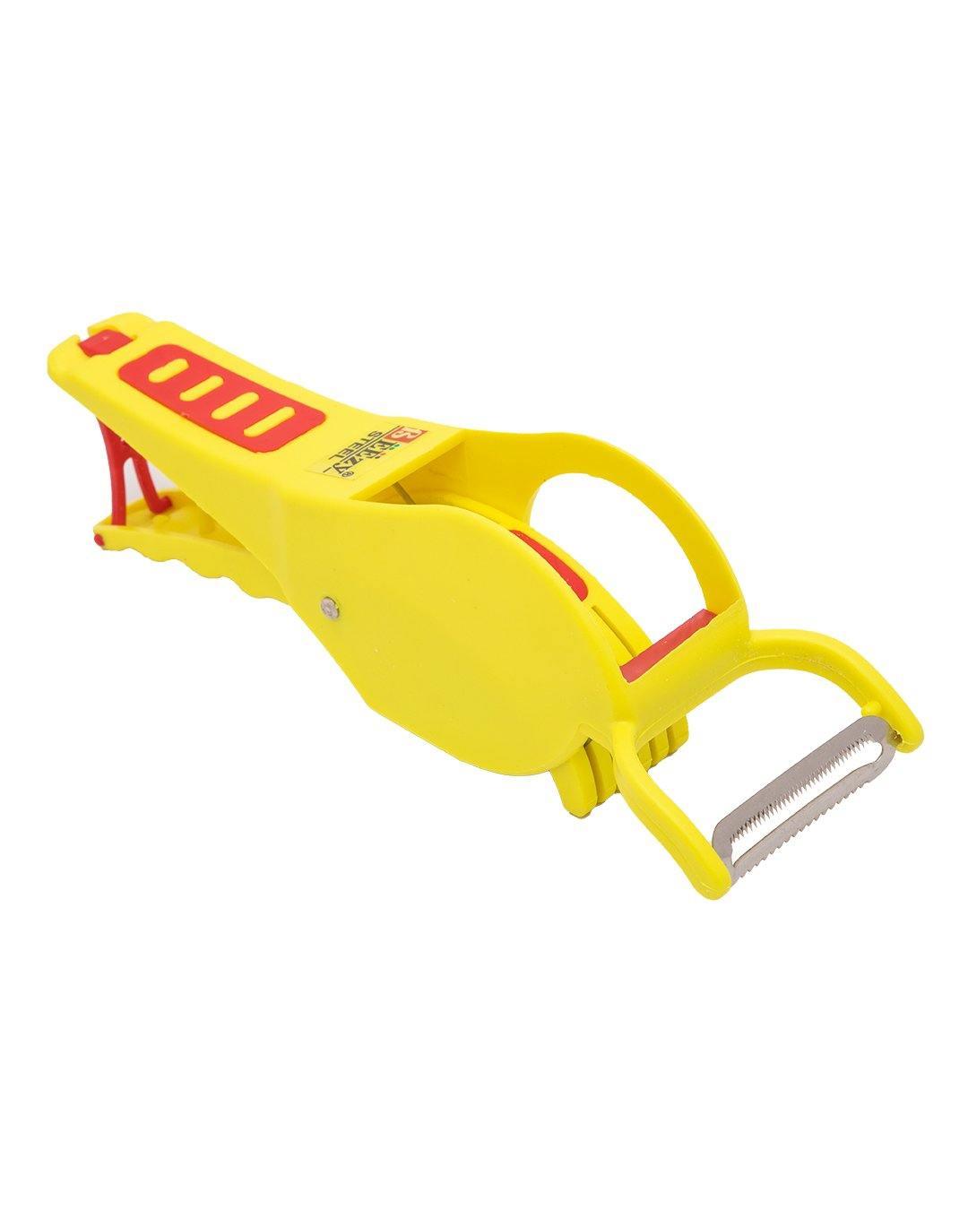 2-In-1 Multi Vegetable Cutter, Red & Yellow, Plastic - MARKET 99