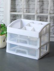 2-Layer White Mini Drawer - MARKET 99