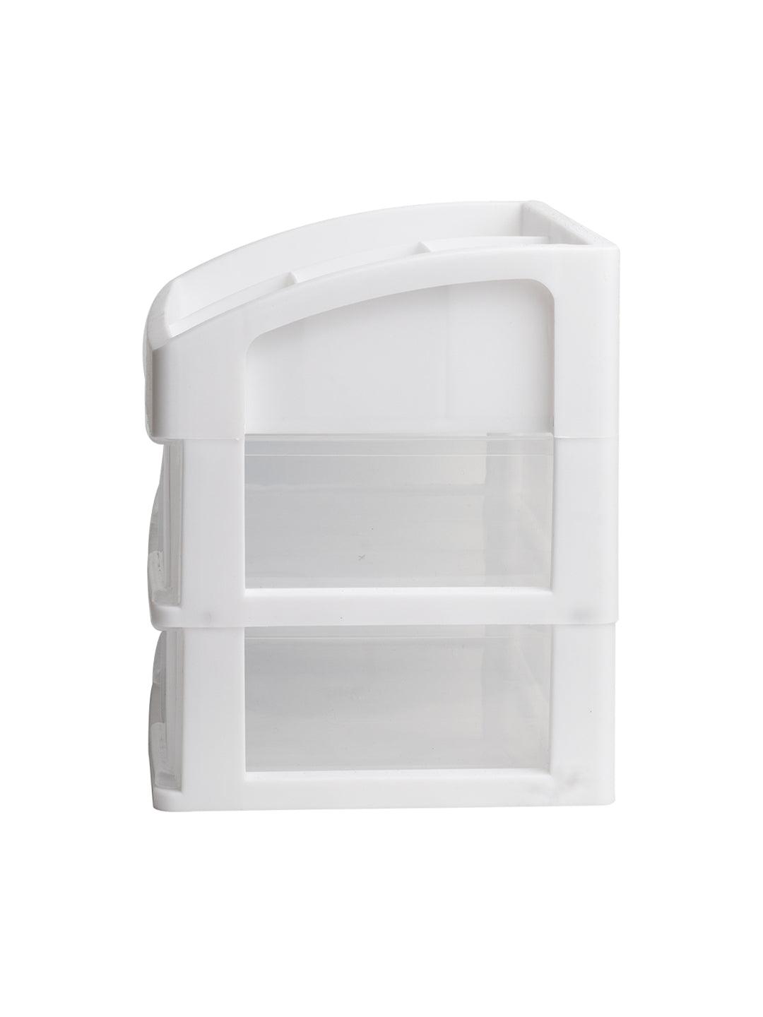 2-Layer White Mini Drawer - MARKET 99