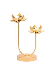 2 Lotus Mercury Votive Candle Holder for Table - MARKET 99