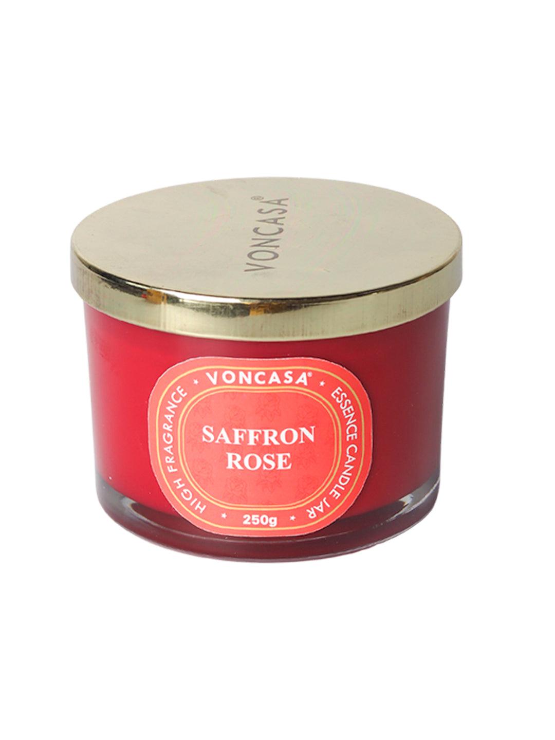 3 Wick Saffron Rose Candle 250G - MARKET 99