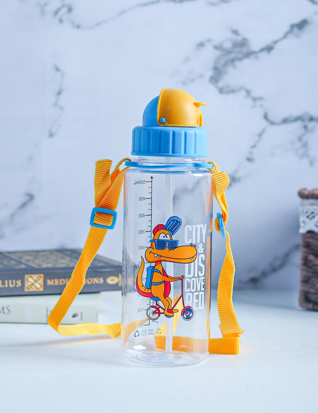 500mL Sipper Bottle For Kids - Light Blue - MARKET 99