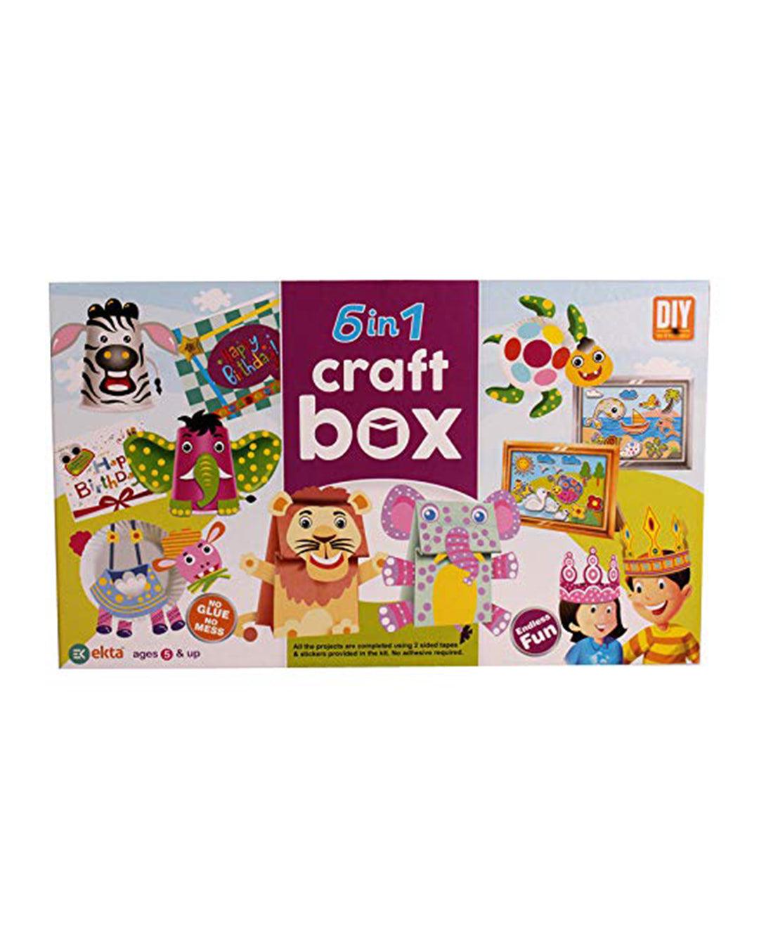 6 IN 1 Craft Box for Kids, Activity Toy - For Age 3 & Up - MARKET 99