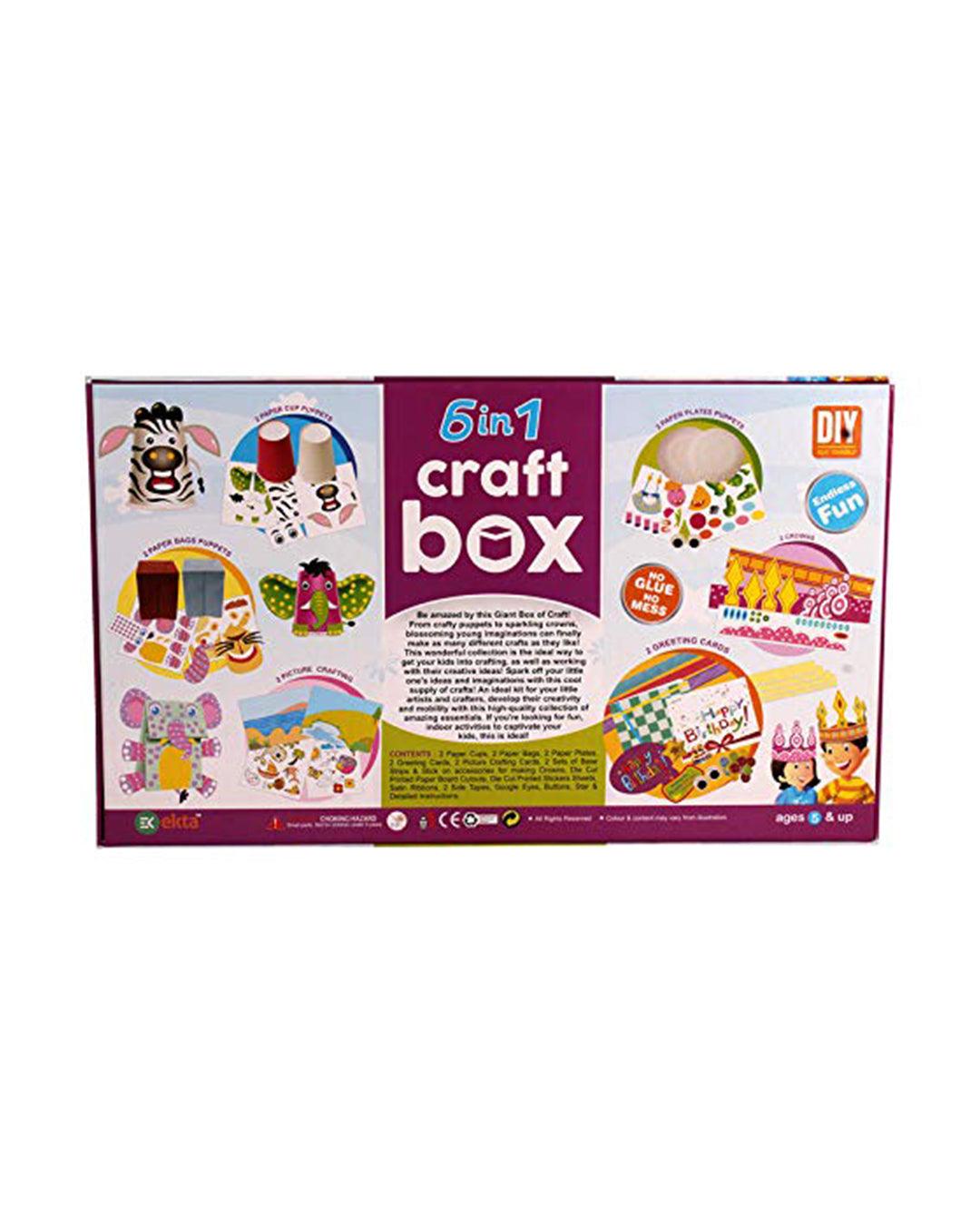 6 IN 1 Craft Box for Kids, Activity Toy - For Age 3 & Up - MARKET 99