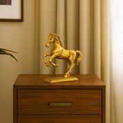 VON CASA Golden Embossed Dancing Horse