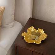 VON CASA Golden Embossed Platter