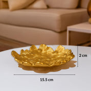 VON CASA Golden Embossed Platter