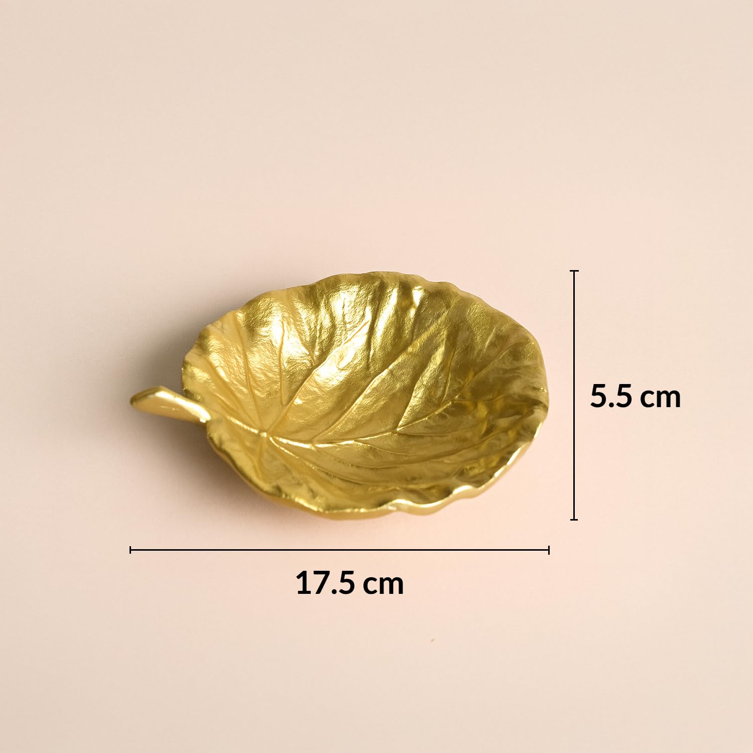 VON CASA Golden Embossed Bowl