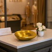 VON CASA Golden Stone Bowl