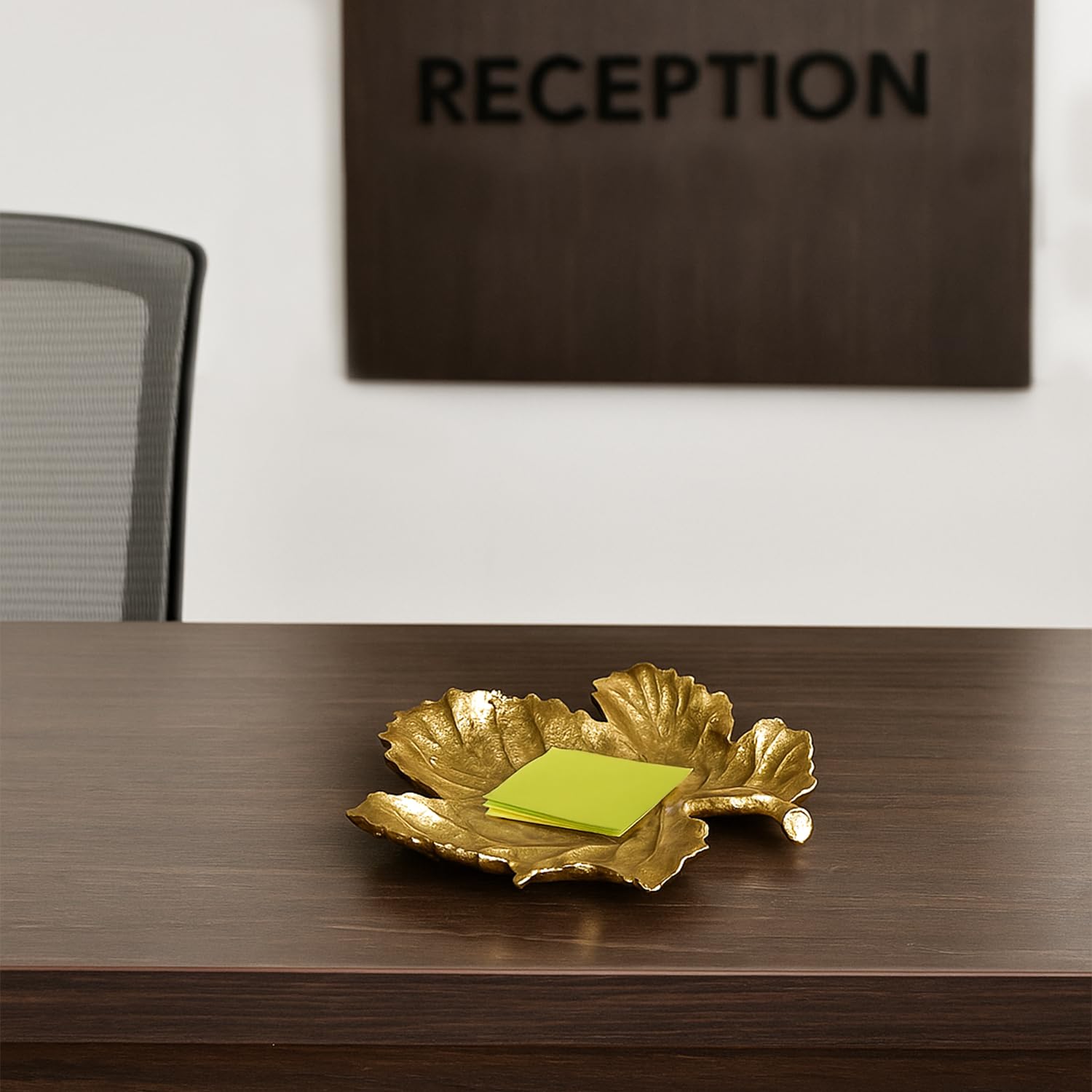 VON CASA Golden Embossed Platter