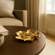VON CASA Golden Embossed Platter
