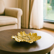 VON CASA Golden Embossed Platter