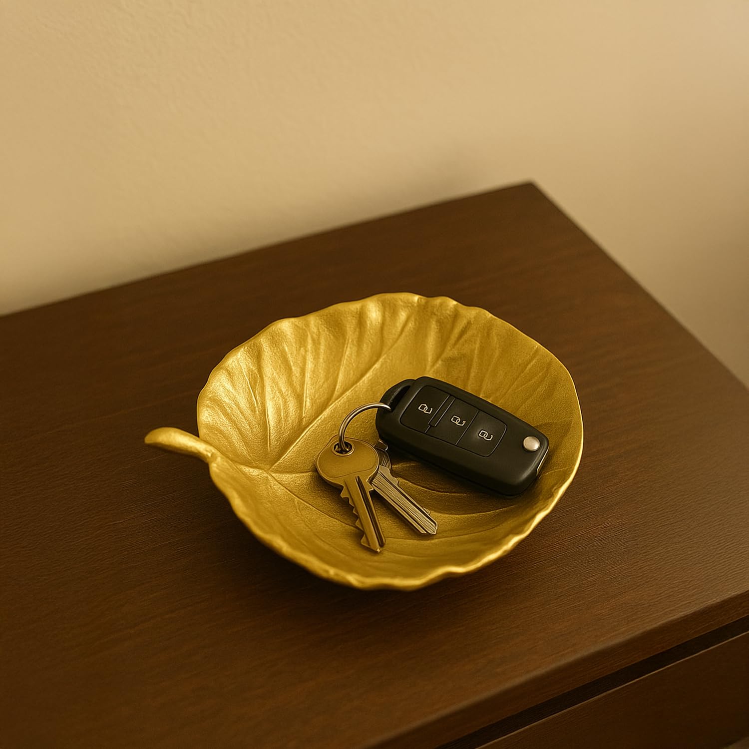 VON CASA Golden Embossed Bowl