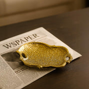 VON CASA Golden Embossed Serving Tray
