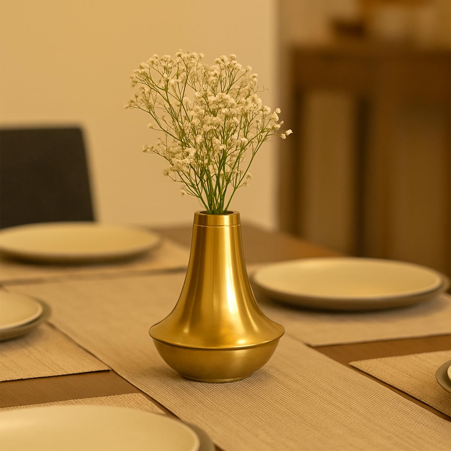 VON CASA Golden Highneck Vase
