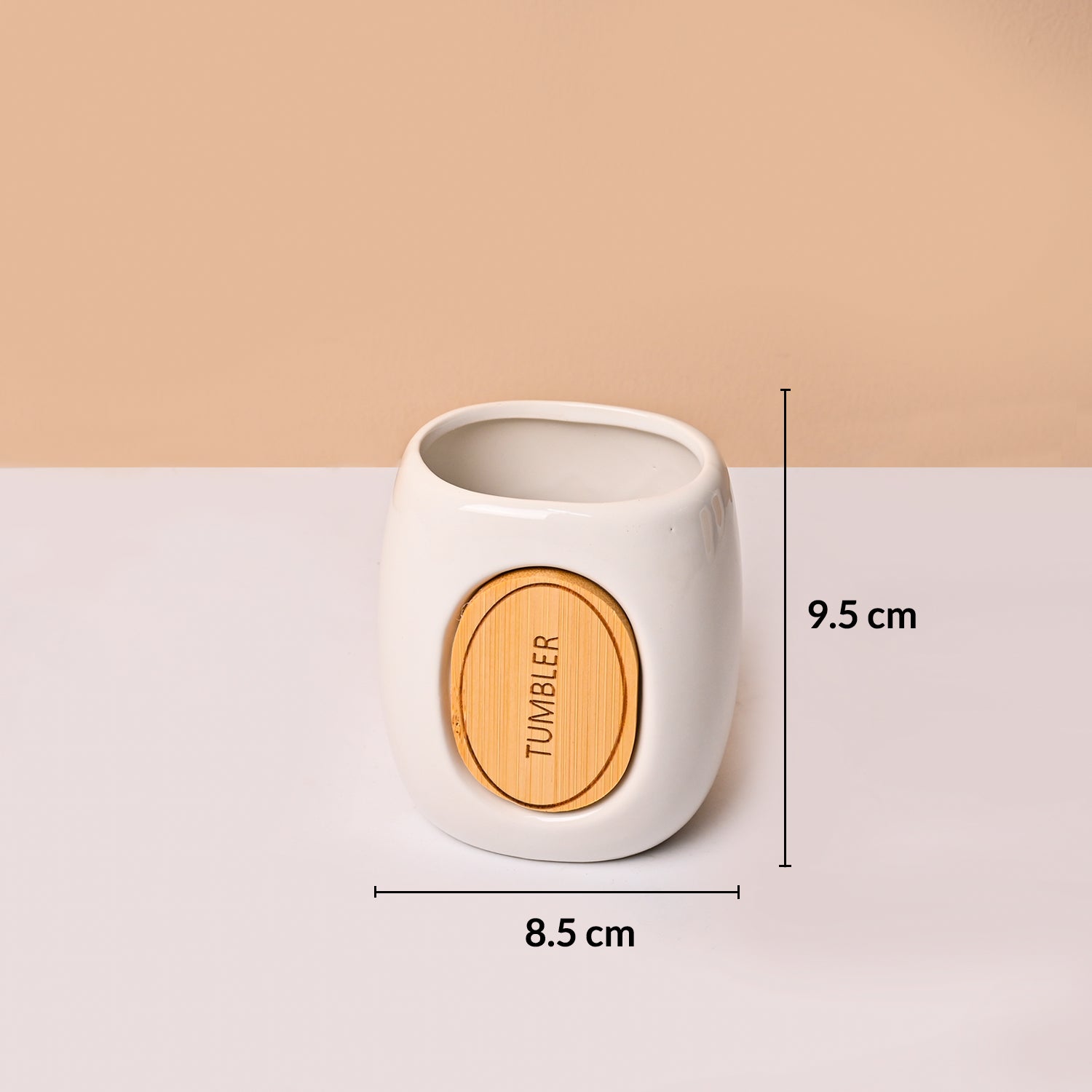 Bathroom Set (Set of 4) – White Ceramic