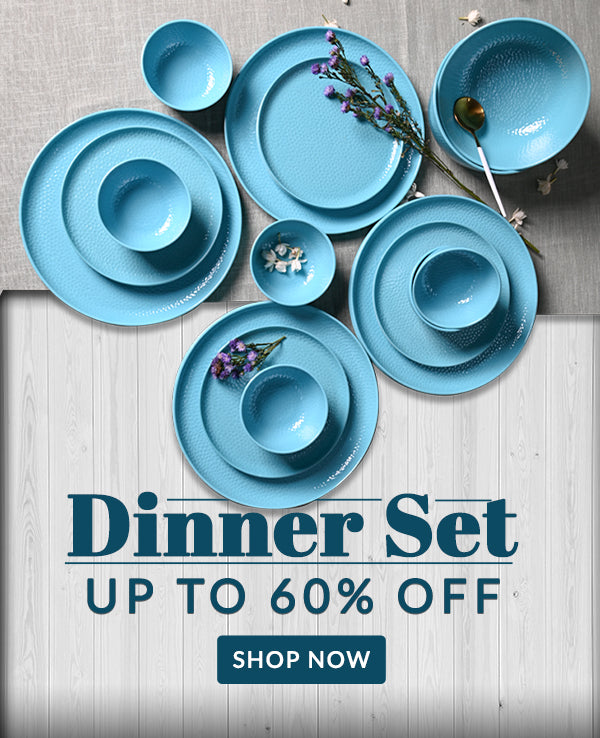 Turquoise Dinner Set - Upto 60% Off