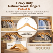 Market99 Heavy Duty Closet Hanger - Set of 12