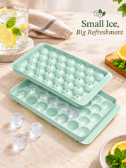 Ice Tray, Light Green, Plastic