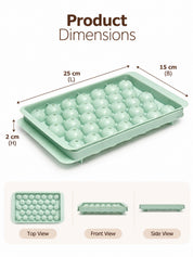 Ice Tray, Light Green, Plastic
