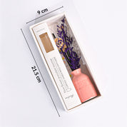 Reed Diffuser Set, Lavender Fragrance Pot & Reed Stick, Ceramic, Pink, 30 mL
