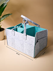 Market99 Square Felt Home Storage Organizer - 34X24X18Cm - MARKET99