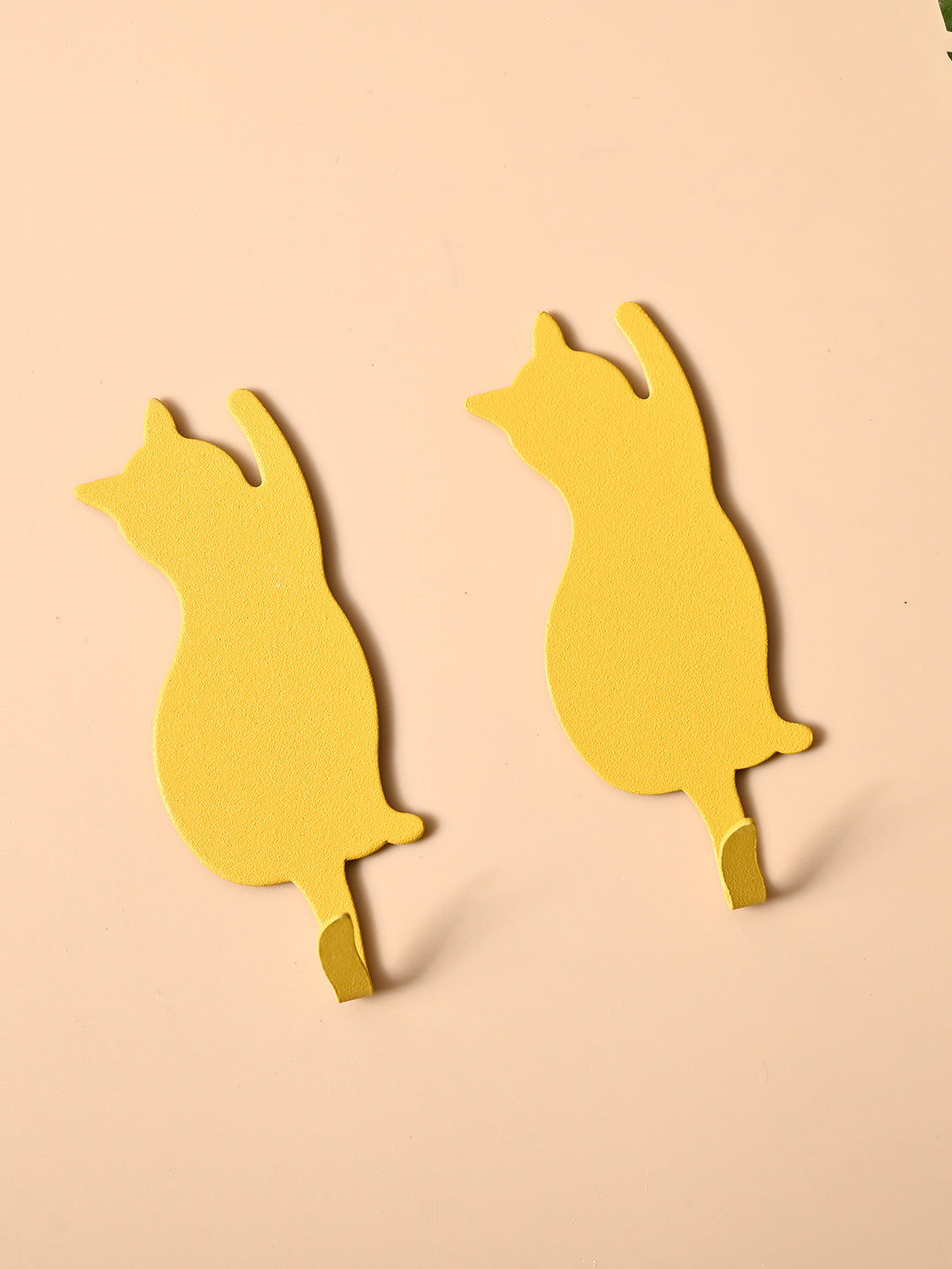 Market99 Cat Shaped Mild Steel Sticky Hooks - MARKET99