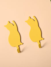 Market99 Cat Shaped Mild Steel Sticky Hooks - MARKET99