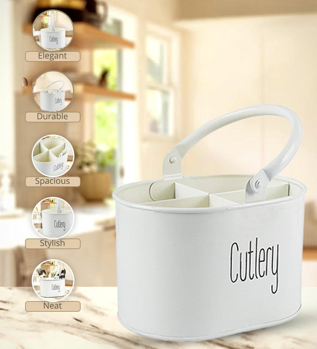 Off White Cutlery Holder - MARKET99