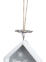 House Design - "Merry Christmas" Hanging Plaque Set Of 2 Pcs