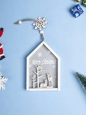 House Design - "Merry Christmas" Hanging Plaque Set Of 2 Pcs
