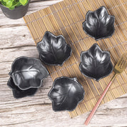 MARKET99 Black Melamine Chutney Bowls, Each 30mL, Set Of 6 Pcs