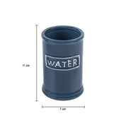 Market99 Blue Ceramic Bathroom, Pack Of 3
