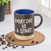 Market99 Ceramic Coffee Mug "EVERYDAY IS A START" - 360 mL