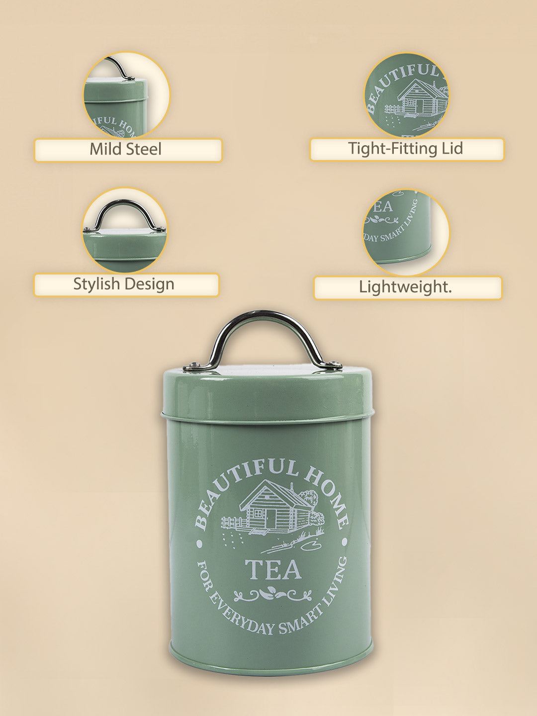 Market99 Tea Storage Jar with Lid - 850mL