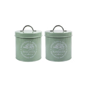 Market99 Biscuits & Namkeen Storage Jar with Lid - Set Of 2, Each 1300 mL