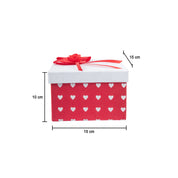 Valentine Empty Gift Box with Ribbon