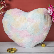 Large Rainbow Heart Cushion