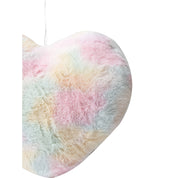Large Rainbow Heart Cushion