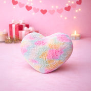 Large Rainbow Heart Cushion