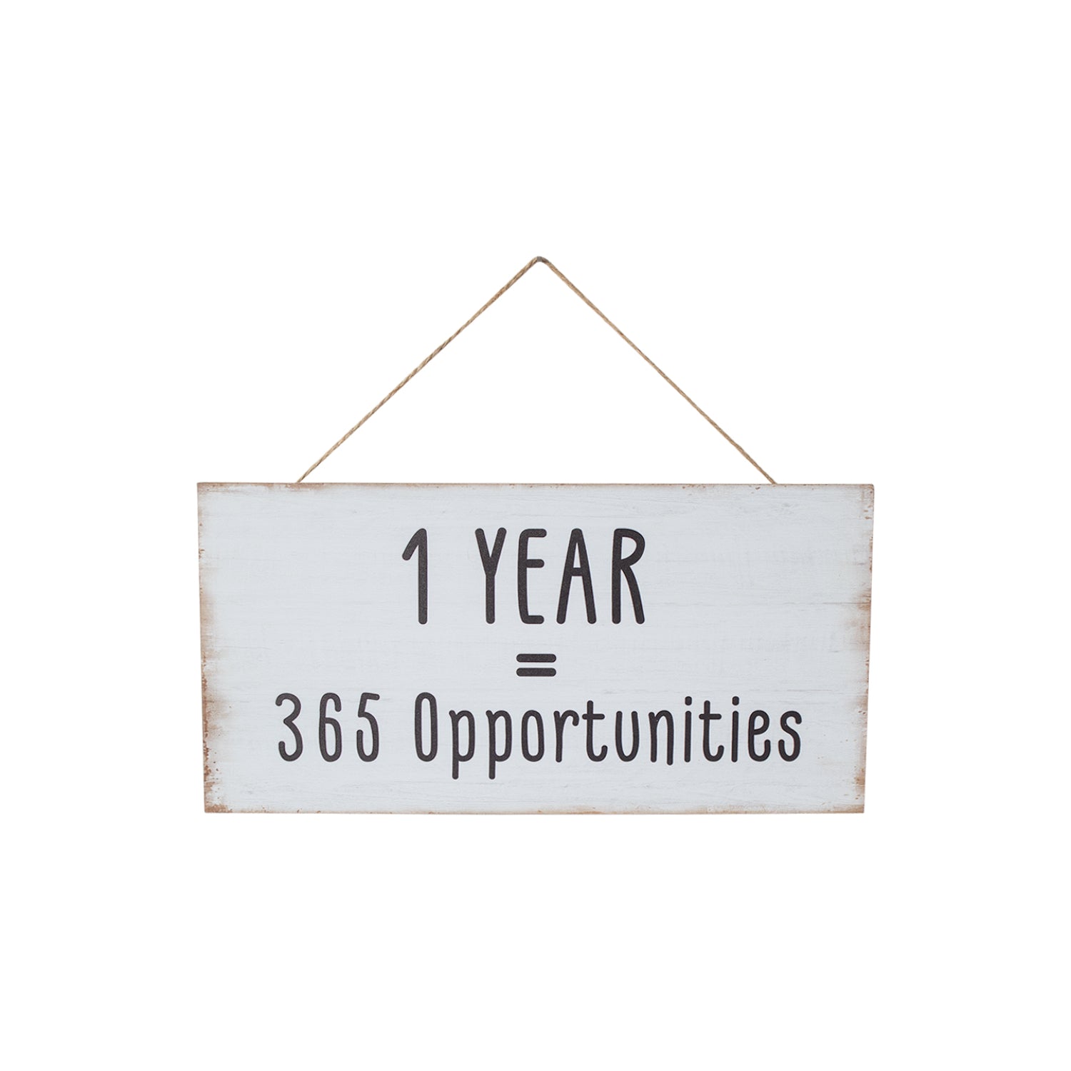 1 YEAR = 365 Opportunities - Wall Hanging Plaque