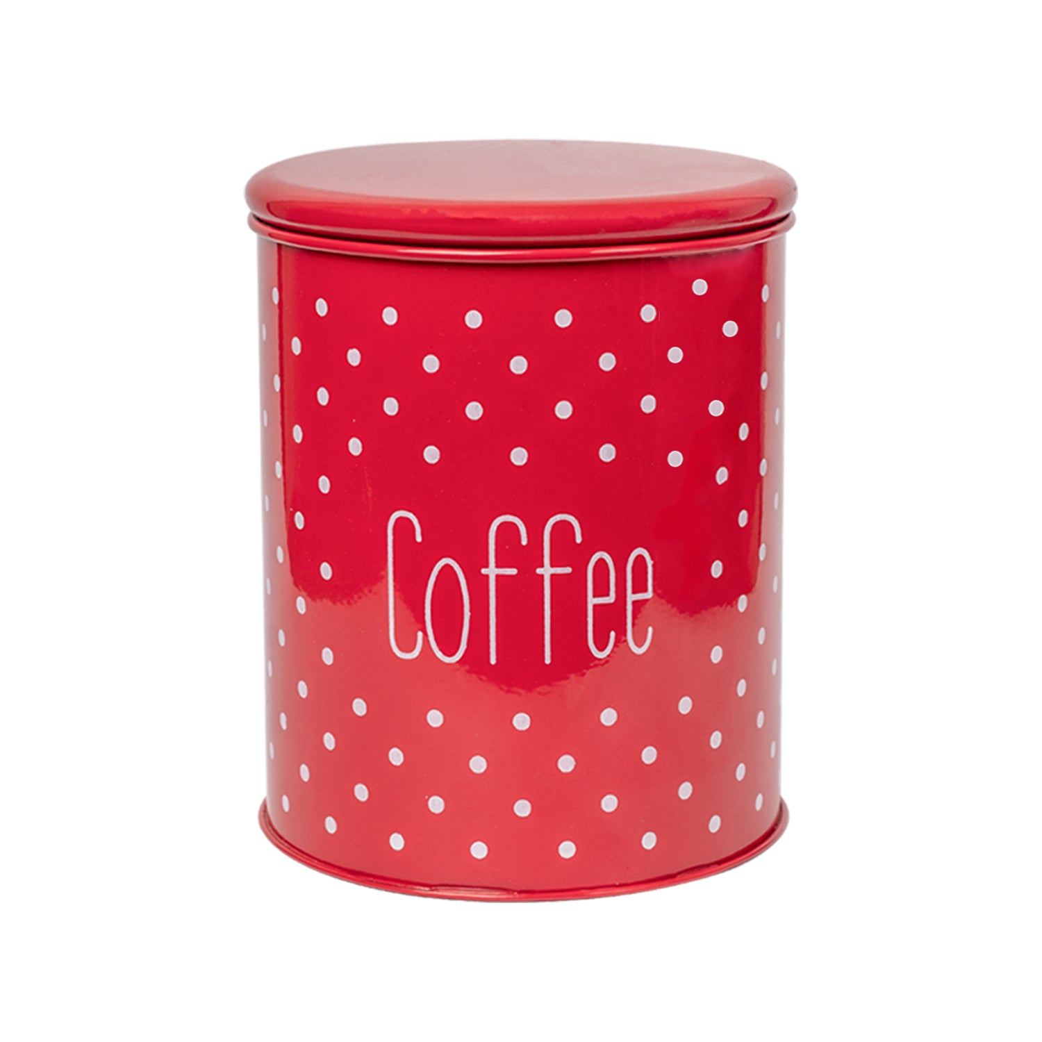 Stylish Red Coffee Jar